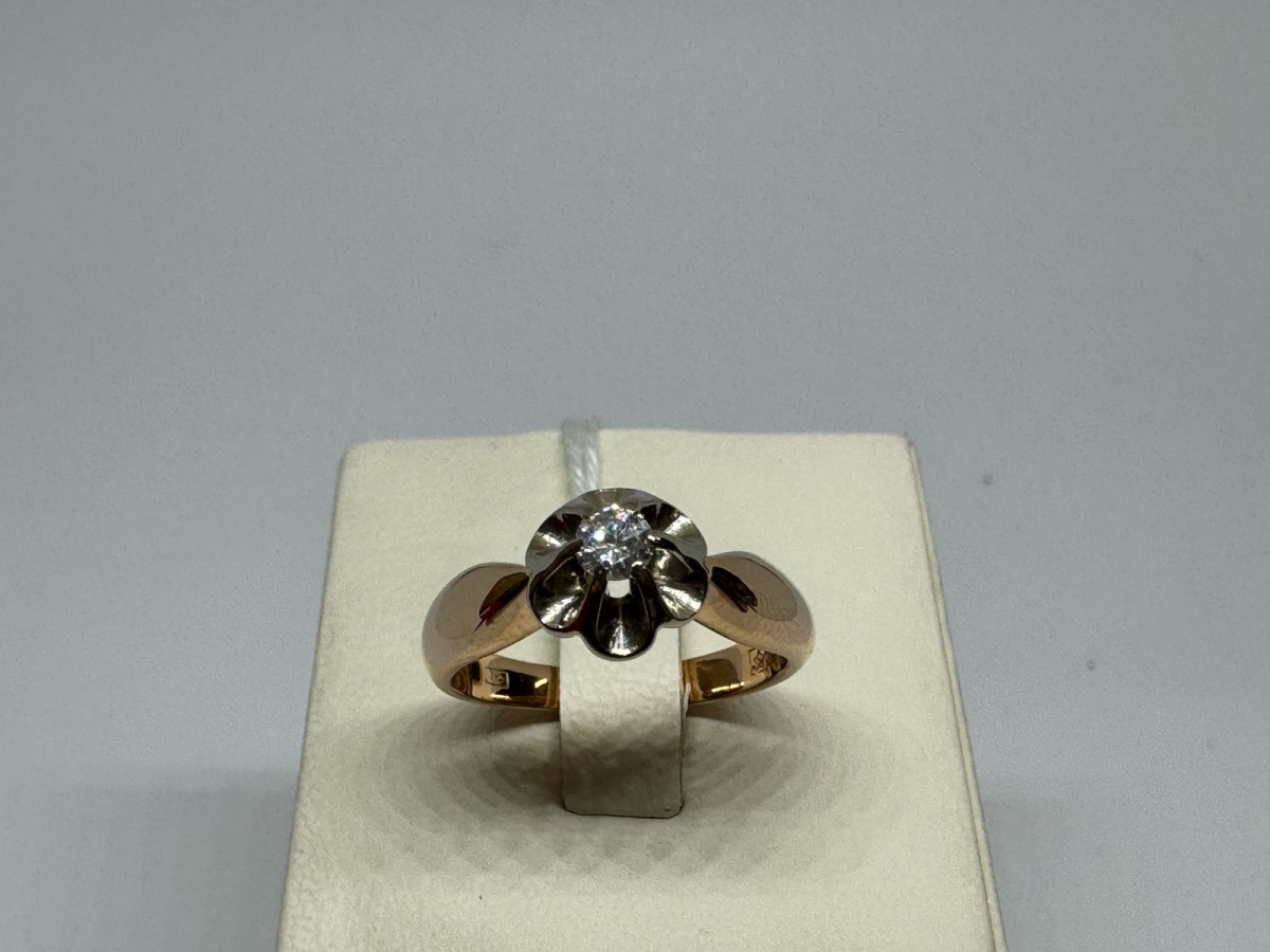 КОЛЬЦО БРИЛЛИАНТ Au 583