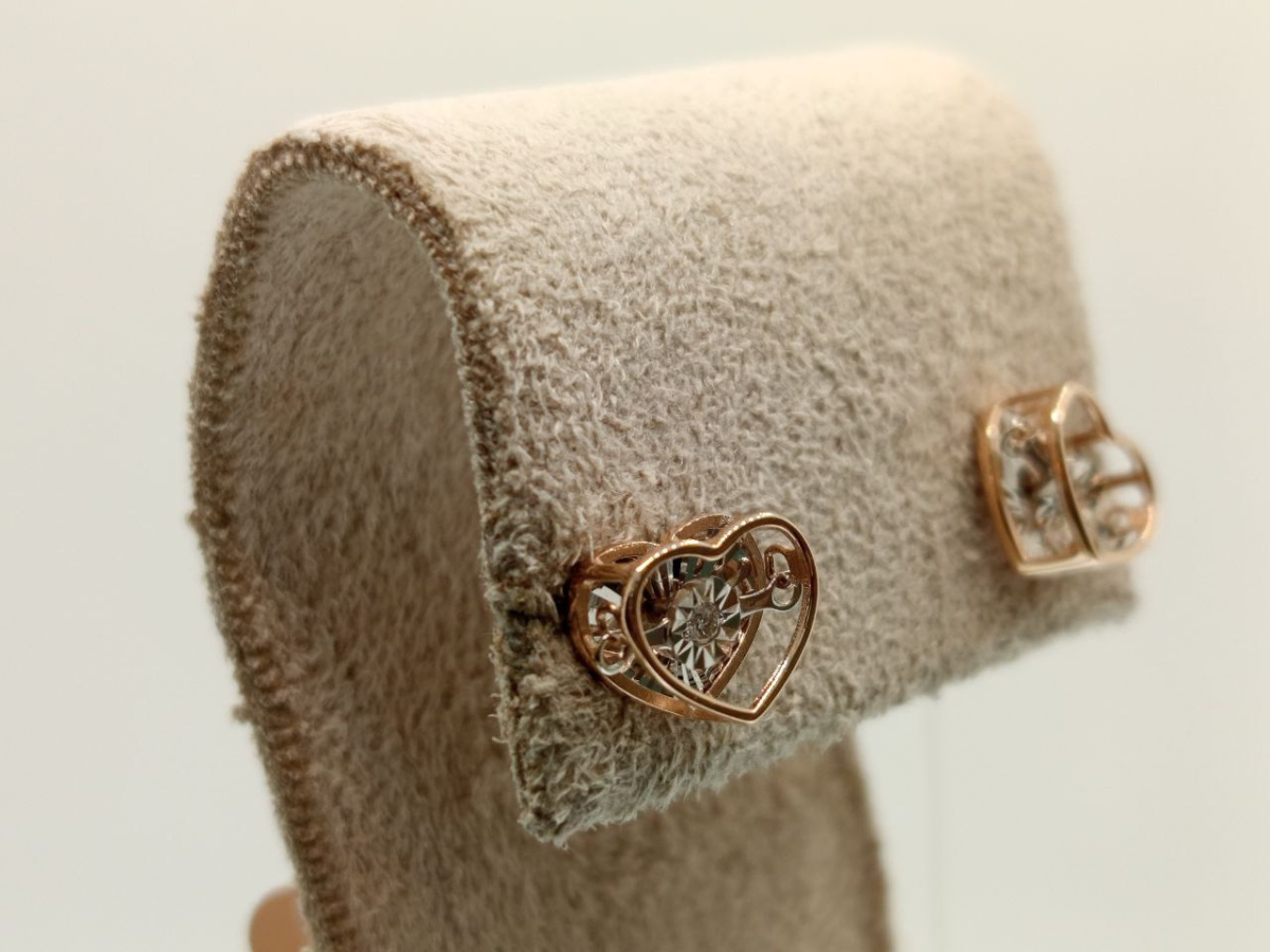 СЕРЬГИ ПУСЕТЫ Бриллиант (Au 585)