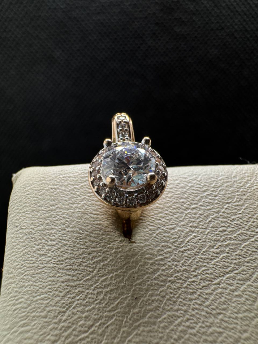 СЕРЬГИ С КАМНЯМИ (Au 585)