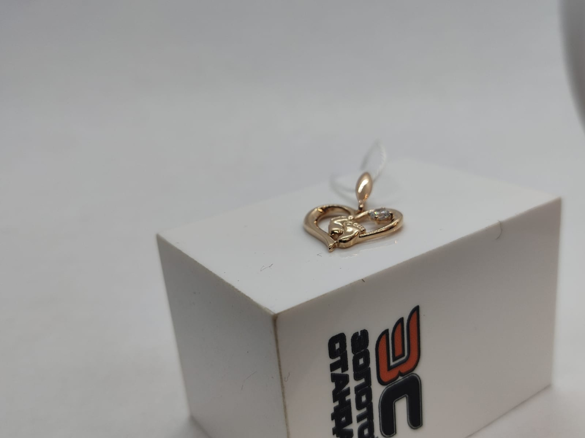 ПОДКМ585 ПОДВЕСКА С КАМНЕМ (Au 585)