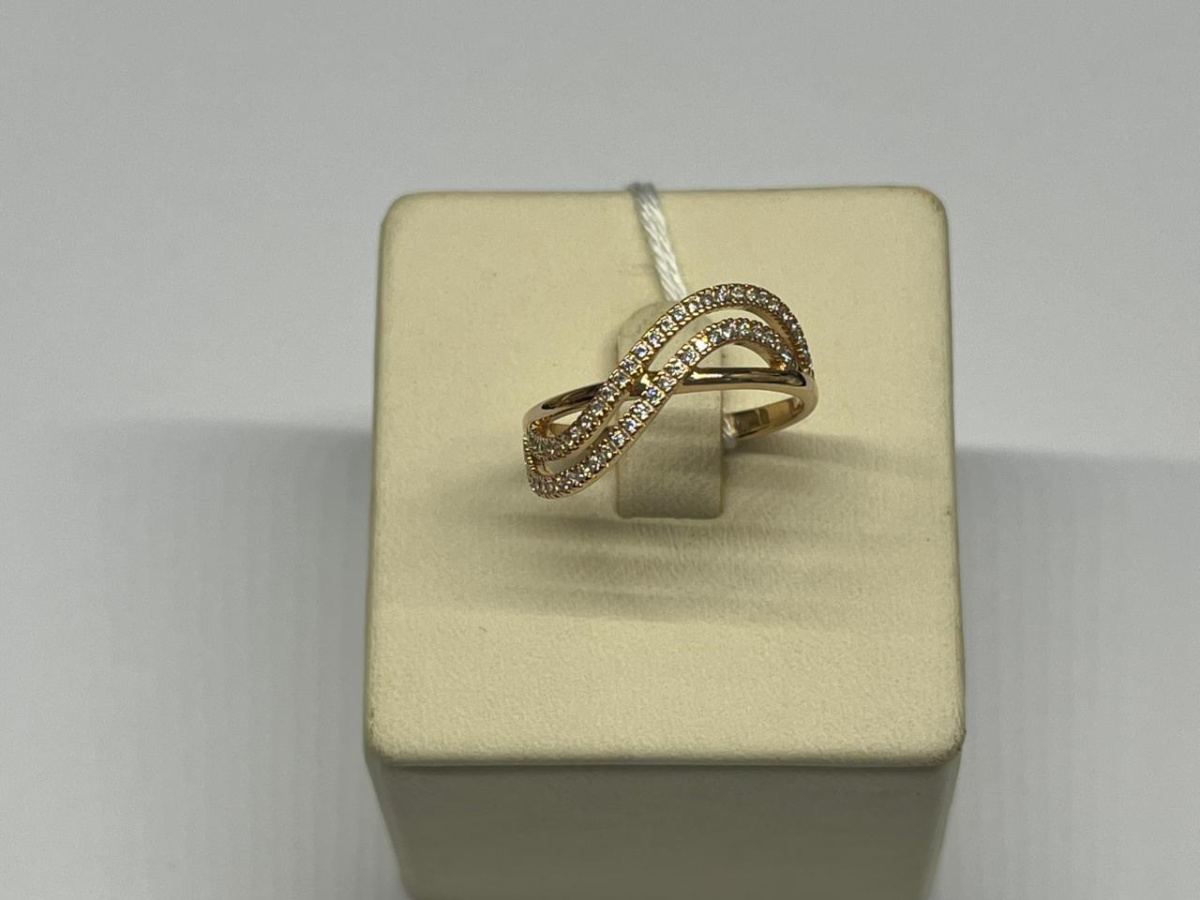 КОЛКМИ585 КОЛЬЦО С КАМНЯМИ (Au 585)