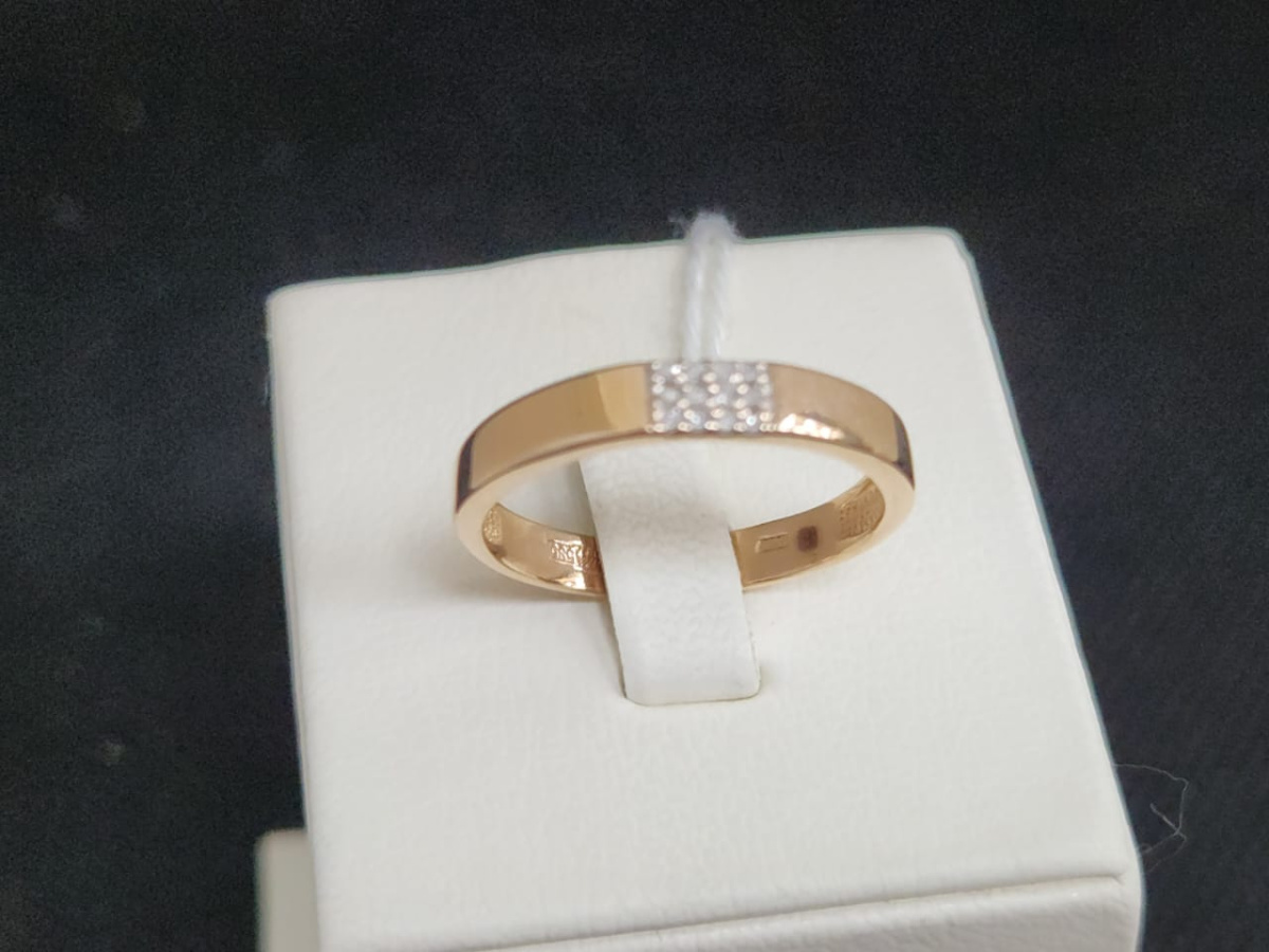 КОЛКМИ585 КОЛЬЦО С КАМНЯМИ (Au 585)