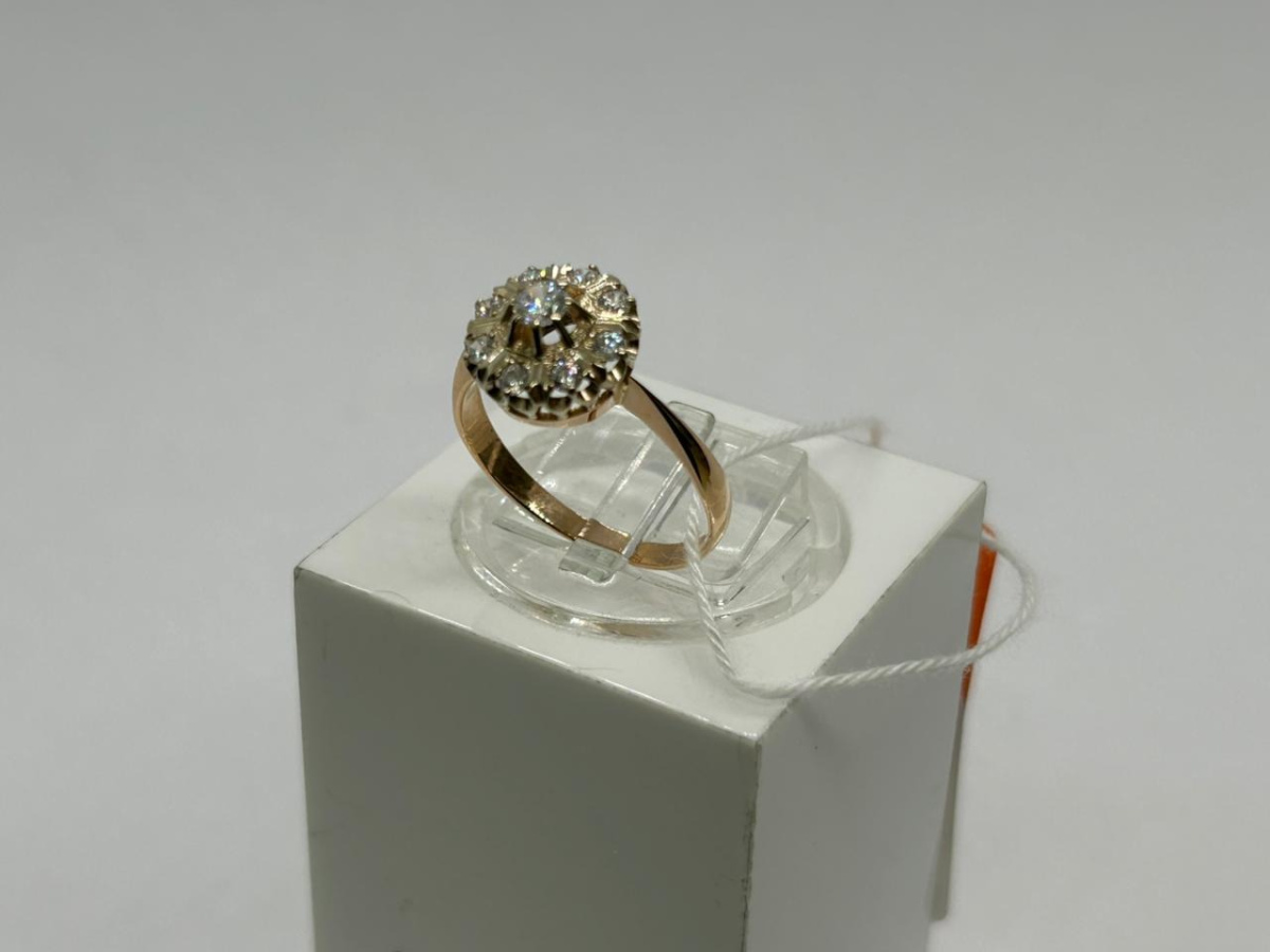 КОЛКМИ585 КОЛЬЦО С КАМНЯМИ (Au 585)