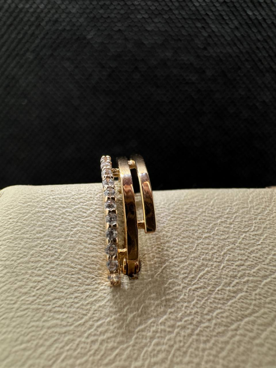 СКМИ585 СЕРЬГИ С КАМНЯМИ (Au 585)