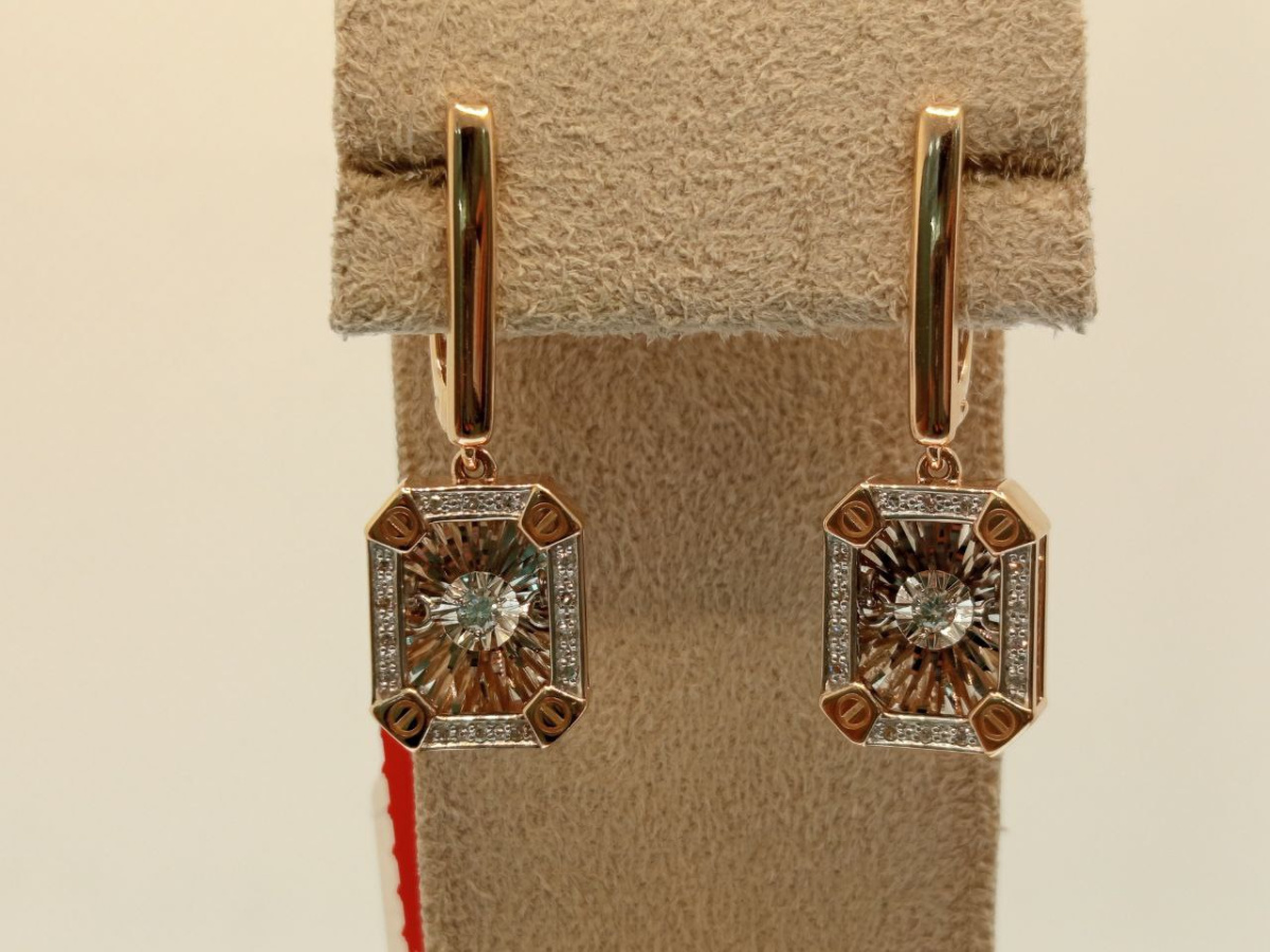 СЕРЬГИ БРИЛЛИАНТ (Au 585)