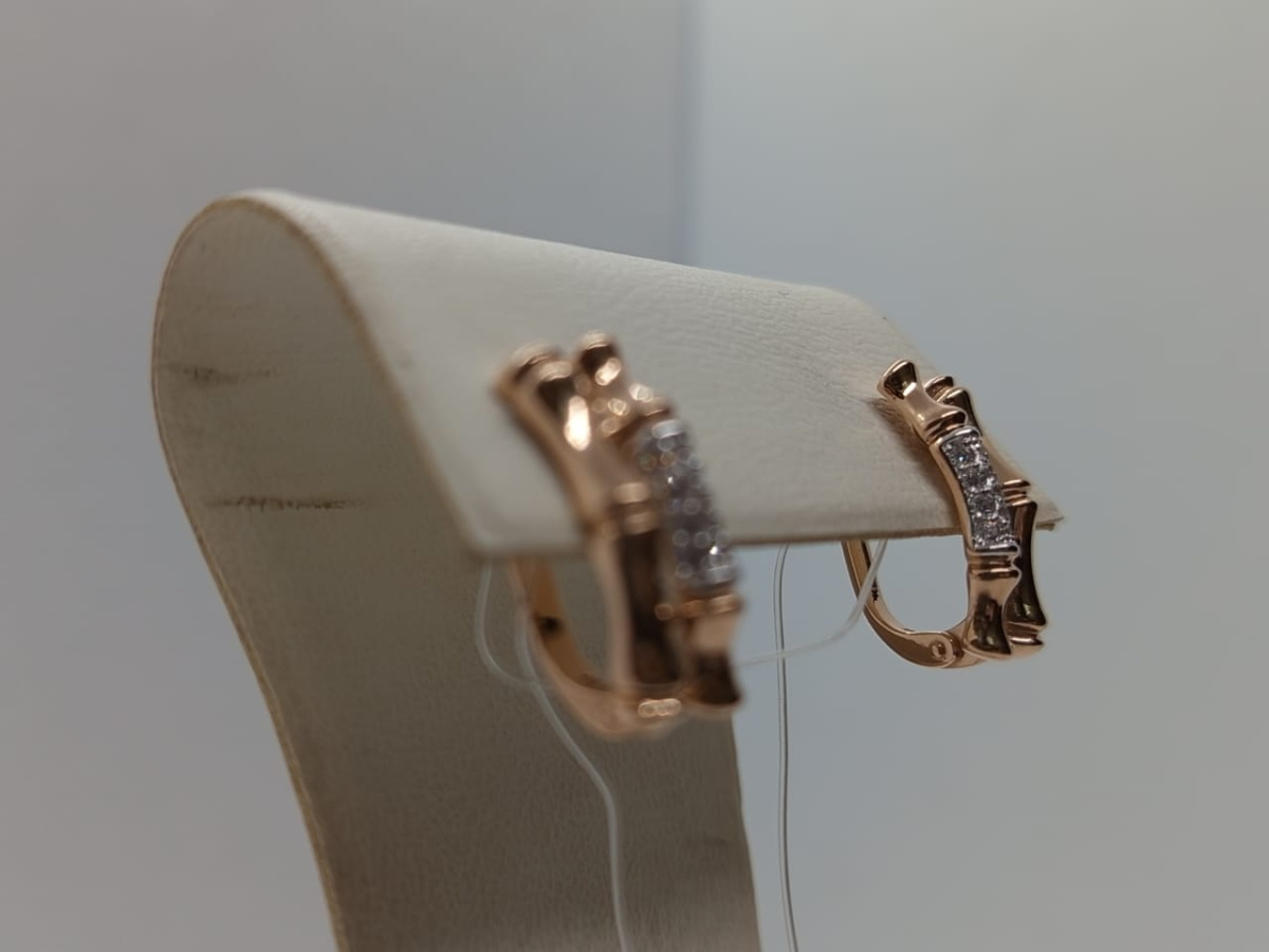 СЕРЬГИ С КАМНЯМИ (Au 585)