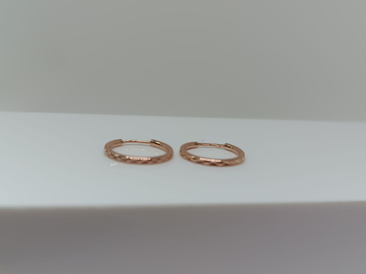 СКОН585 СЕРЬГИ КОНГО (Au 585)