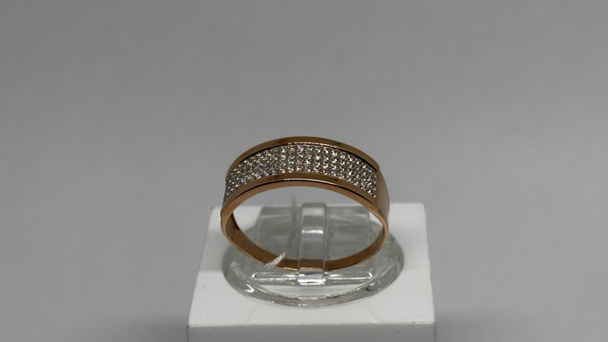 КОЛКМИ585 КОЛЬЦО С КАМНЯМИ (Au 585)