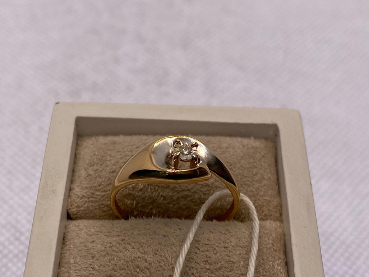 КОЛЬЦО БРИЛЛИАНТ Au 585