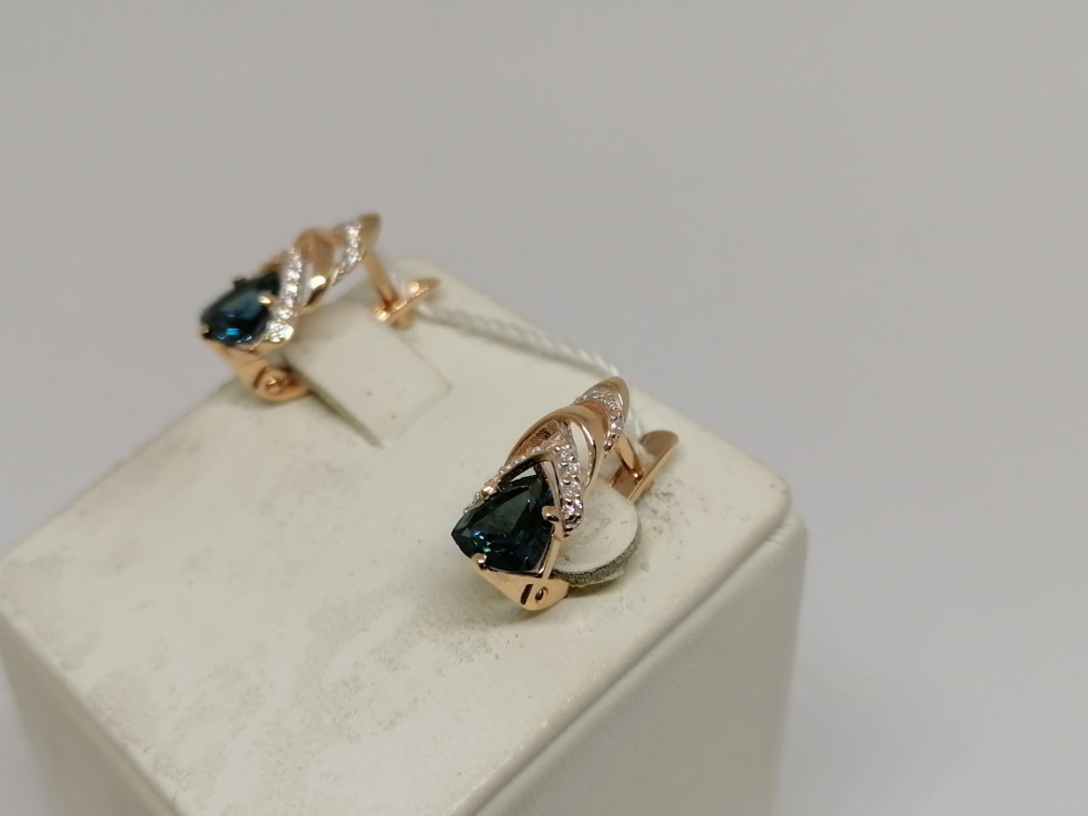 СКМИ585 СЕРЬГИ С КАМНЯМИ (Au 585) СКМИ585 СЕРЬГИ С КАМНЯМИ (Au 585)