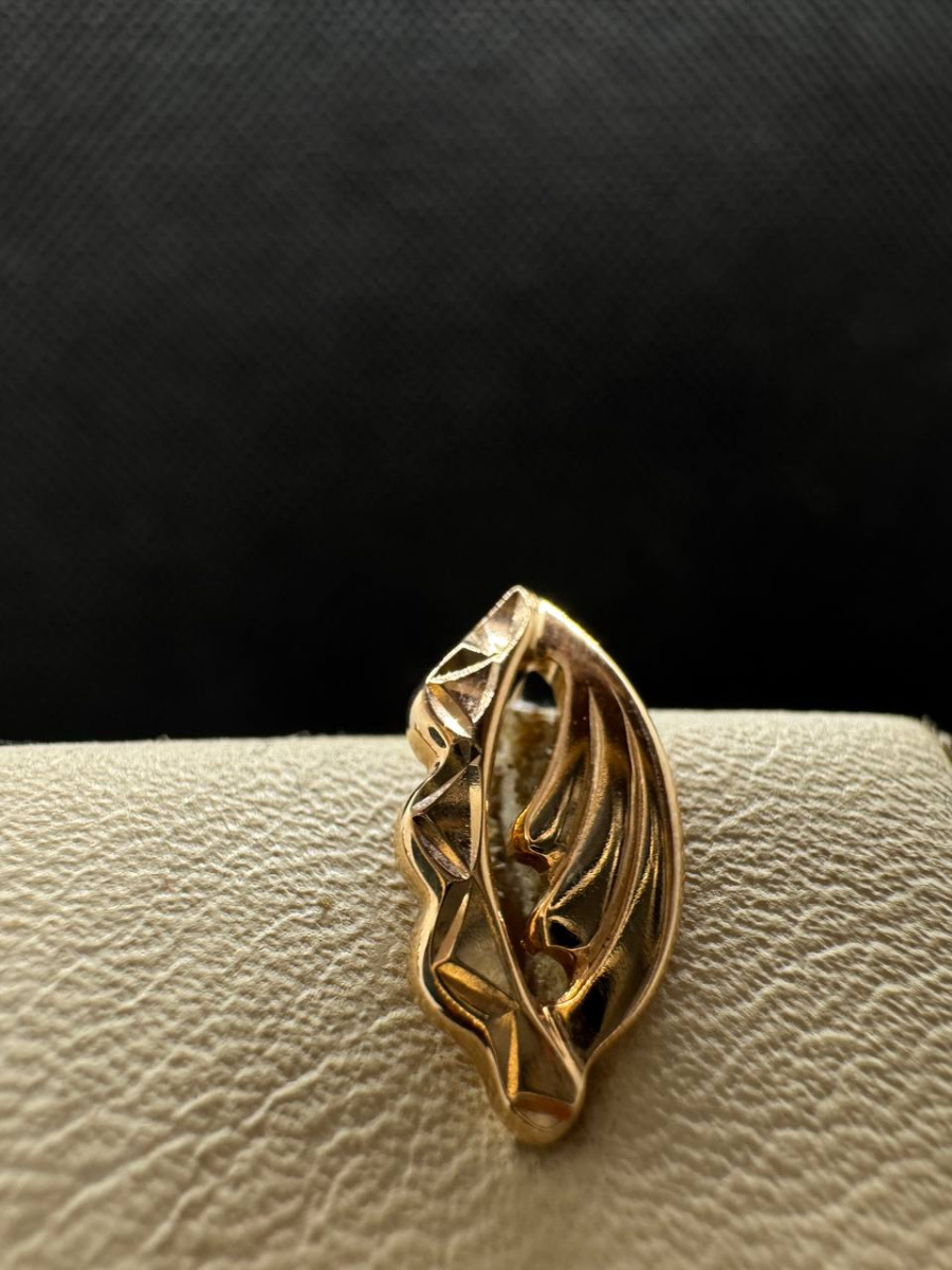 СБКМ585 СЕРЬГИ БЕЗ КАМНЯ (Au 585)