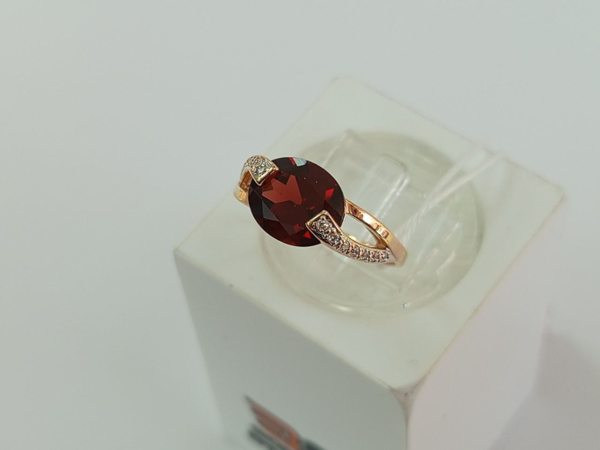 КОЛКМИ585 КОЛЬЦО С КАМНЯМИ (Au 585)