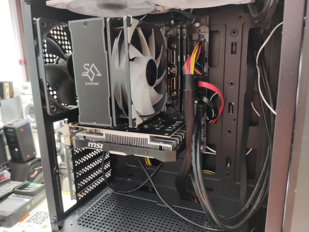 Системный блок Aero Cool; Core I5-12400F, GeForce GTX 1650, 16 Гб, 512 GB, Нет