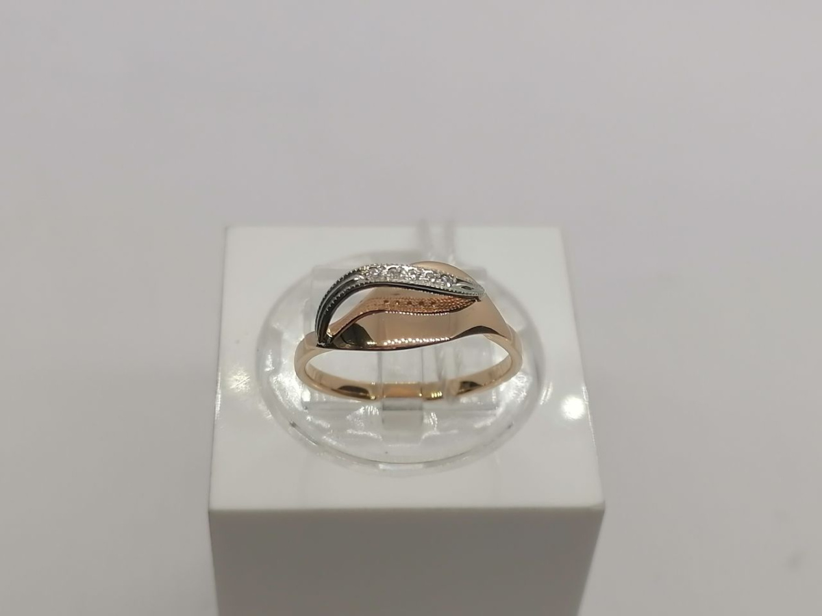 КОЛКМИ585 КОЛЬЦО С КАМНЯМИ (Au 585)