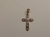 ПОДВЕСКА КРЕСТ с камнем (Au 585)