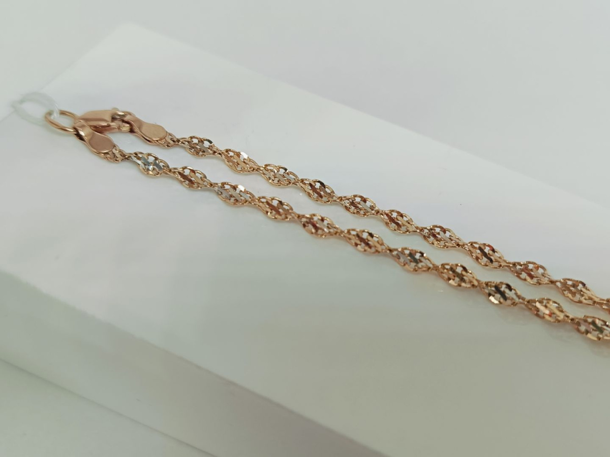 ЦЛСИ585 ЦЕПЬ ПОЛНОВЕСНАЯ Сингапур (Au 585)