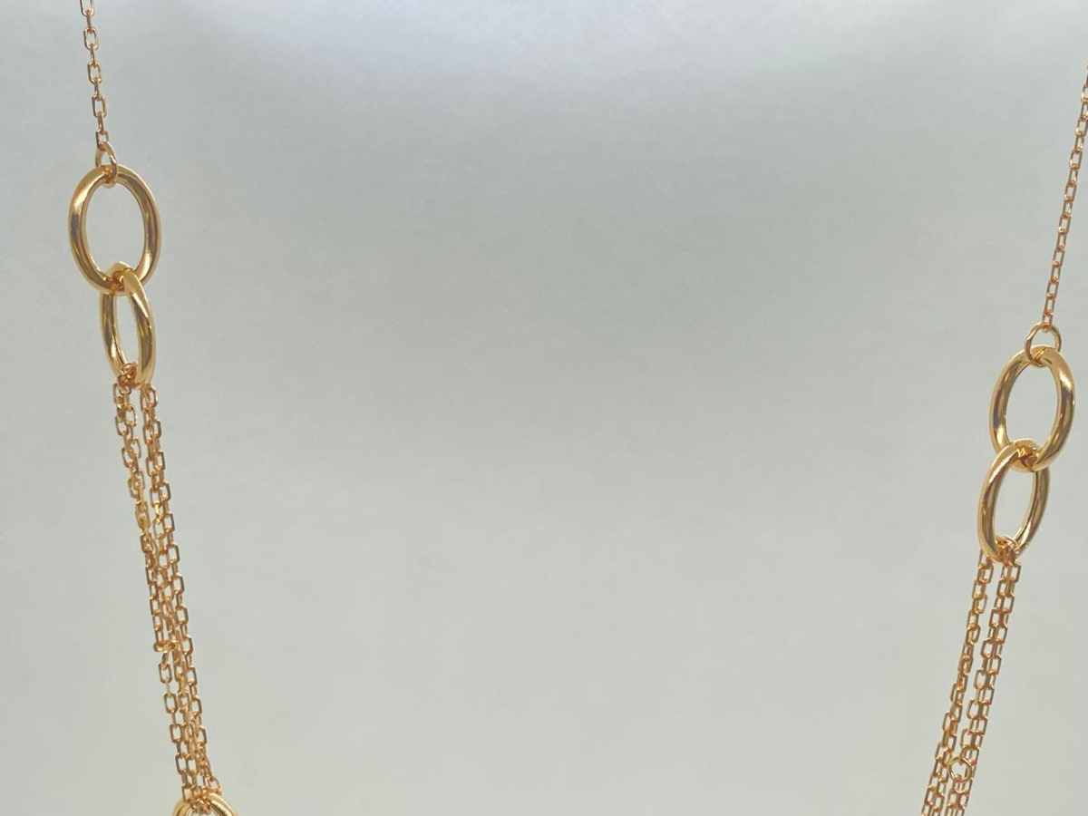 КОЛЬЕ ФАНТАЗИЯ без камня (Au 585)