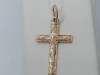 20-0214 ПОДВЕСКА КРЕСТ без камня (Au 585)