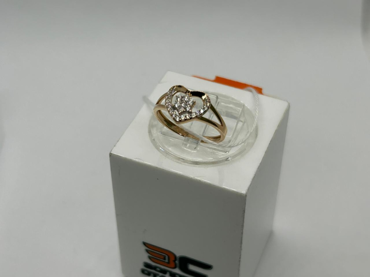 КОЛКМИ585 КОЛЬЦО С КАМНЯМИ (Au 585)