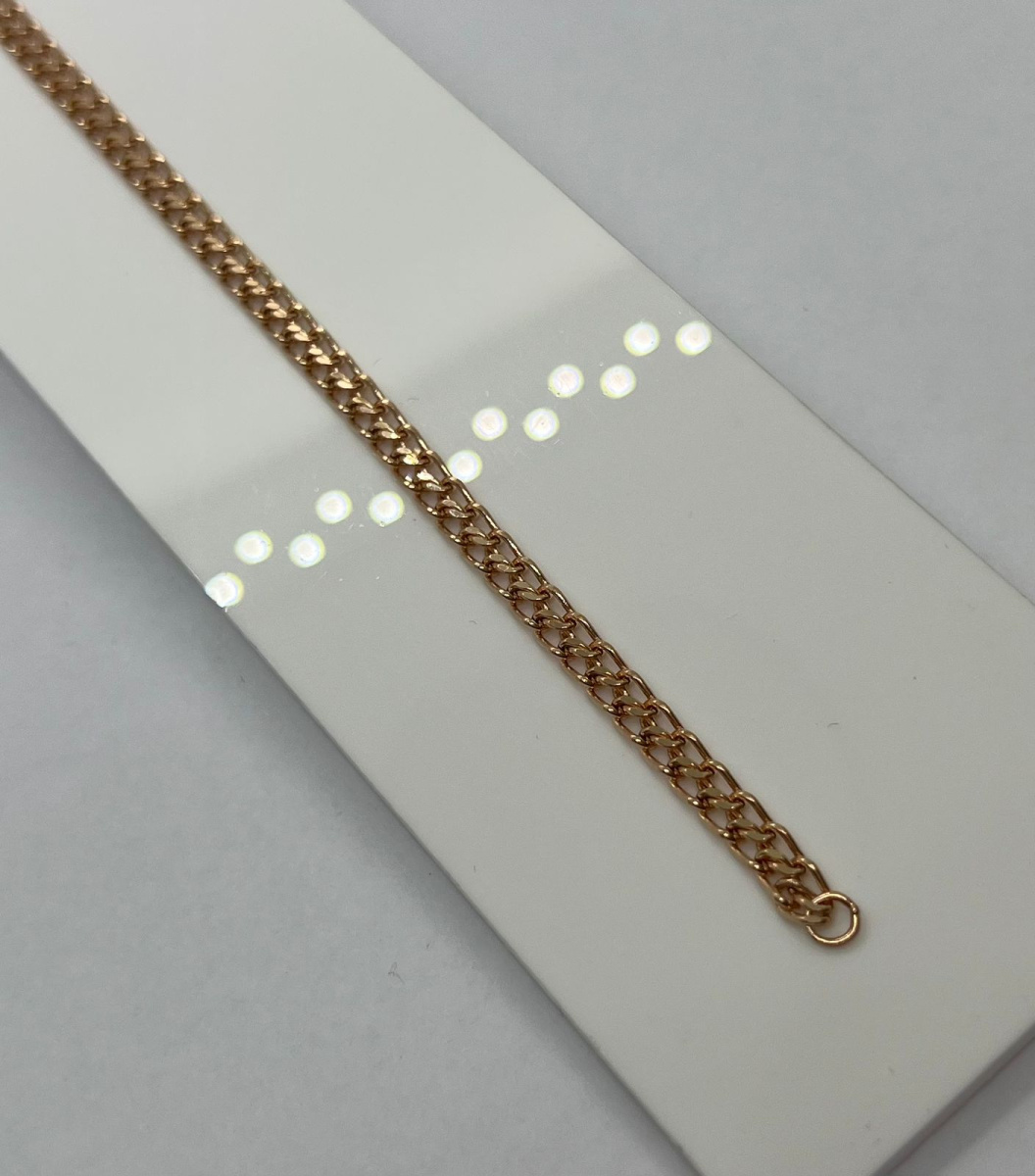 БРАСЛЕТ ПУСТОТЕЛЫЙ Царь (Au 585)