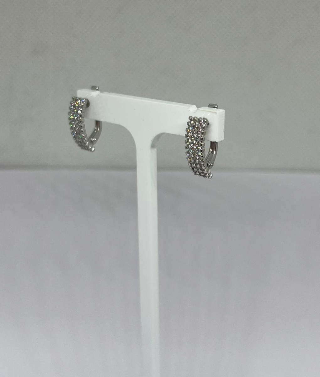 СКМИ585 СЕРЬГИ С КАМНЯМИ (Au 585)