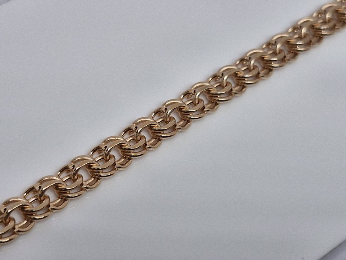 НБ 12-316ПГ БРАСЛЕТ ПУСТОТЕЛЫЙ (Au 585)