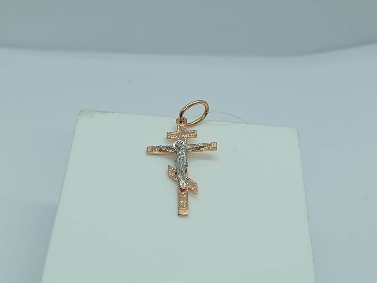 ПОДВЕСКА КРЕСТ (Au 585)