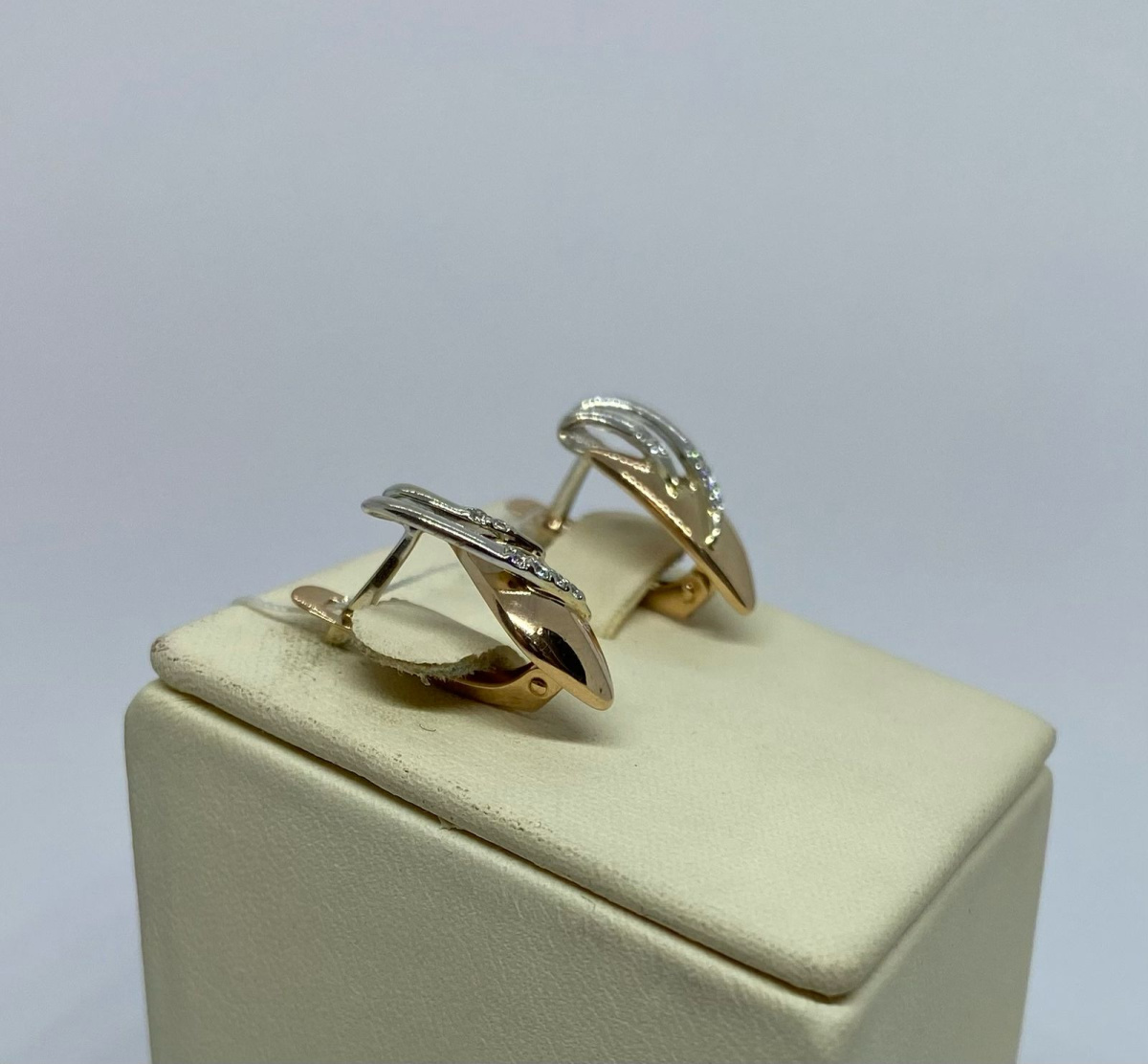 СКМИ585 СЕРЬГИ С КАМНЯМИ (Au 585)