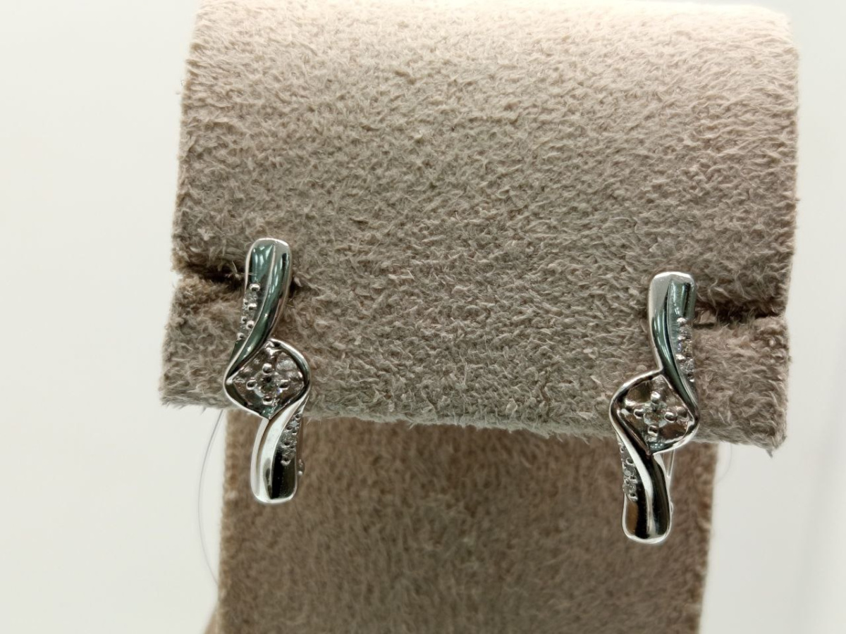 СЕРЬГИ БРИЛЛИАНТ (Ag 925)