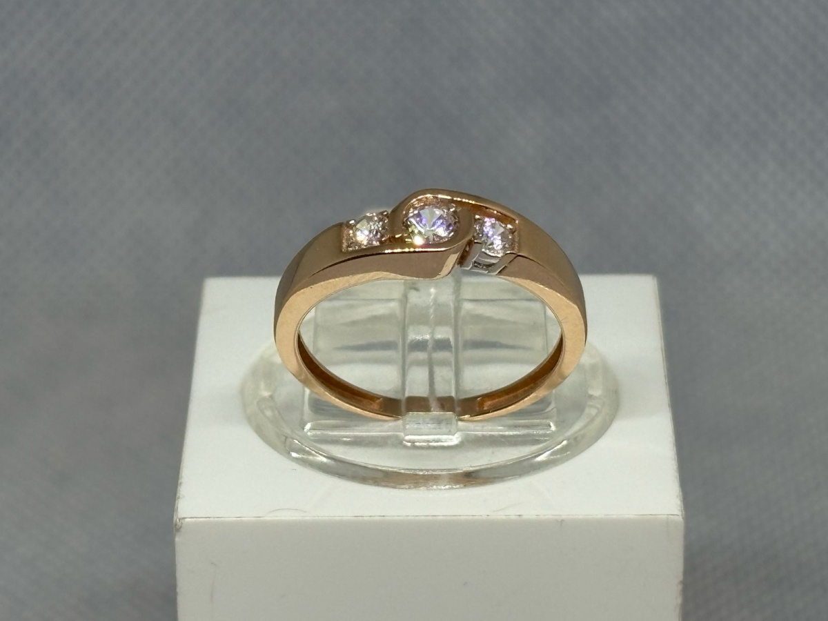 КОЛКМИ585 КОЛЬЦО С КАМНЯМИ (Au 585)