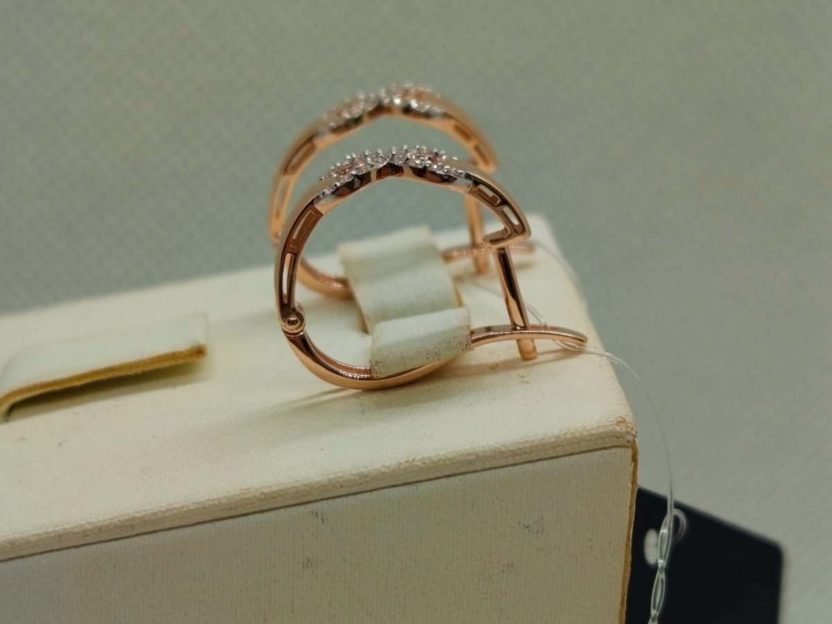 023872-1102 СЕРЬГИ С КАМНЯМИ (Au 585)