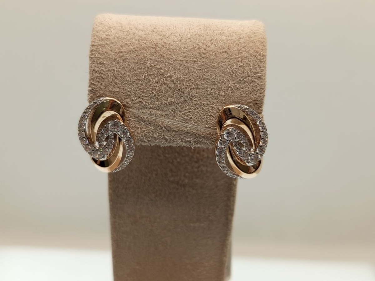 СЕРЬГИ С КАМНЯМИ (Au 585)