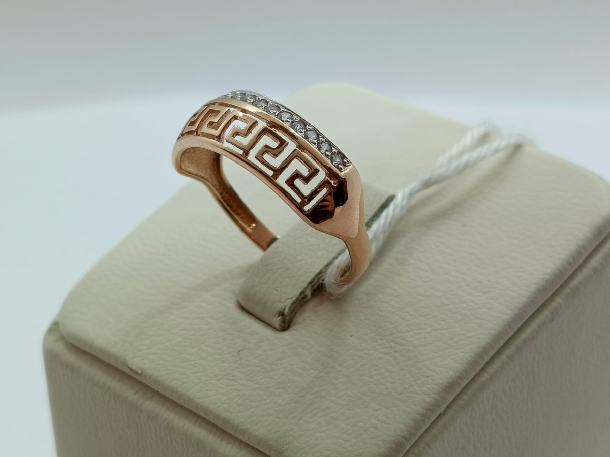 КОЛКМИ585 КОЛЬЦО С КАМНЯМИ (Au 585)