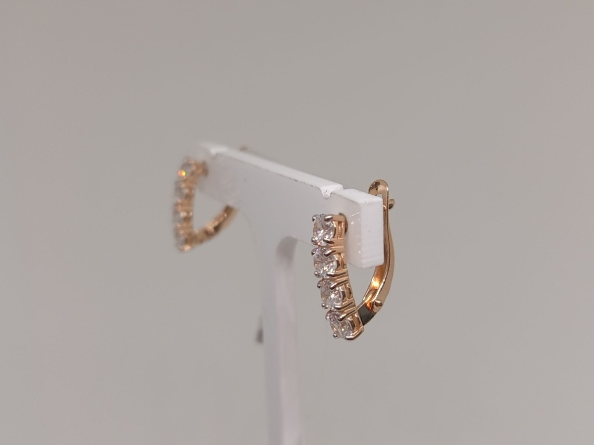 СЕРЬГИ С КАМНЯМИ (Au 585)