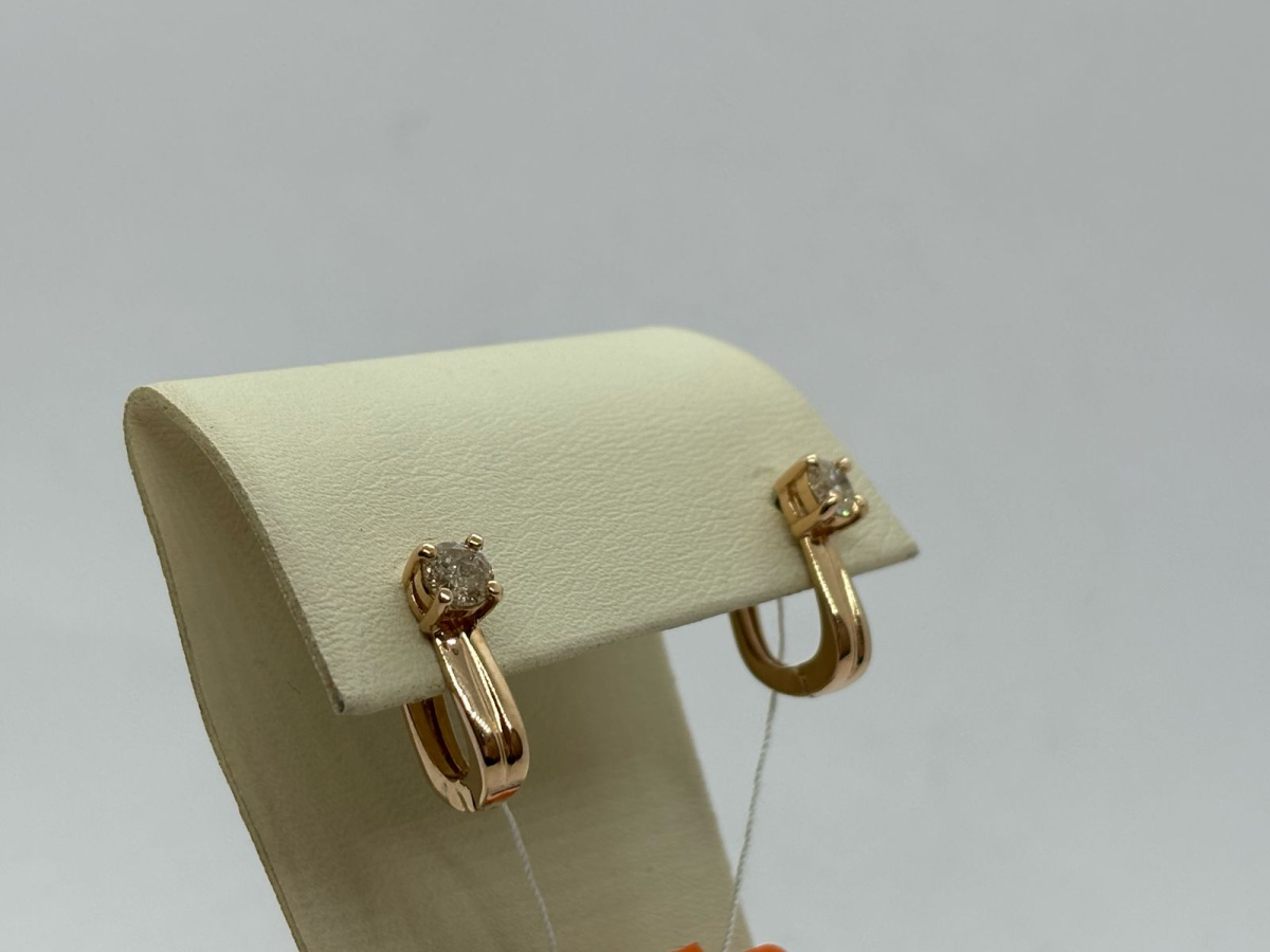 СЕРЬГИ БРИЛЛИАНТ (Au 585)