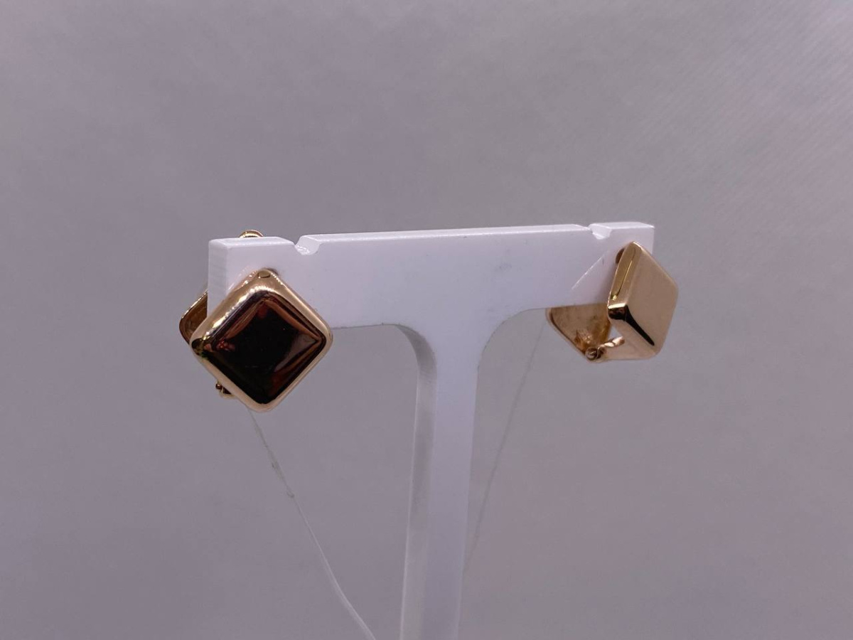 СЕРЬГИ БЕЗ КАМНЯ (Au 585)