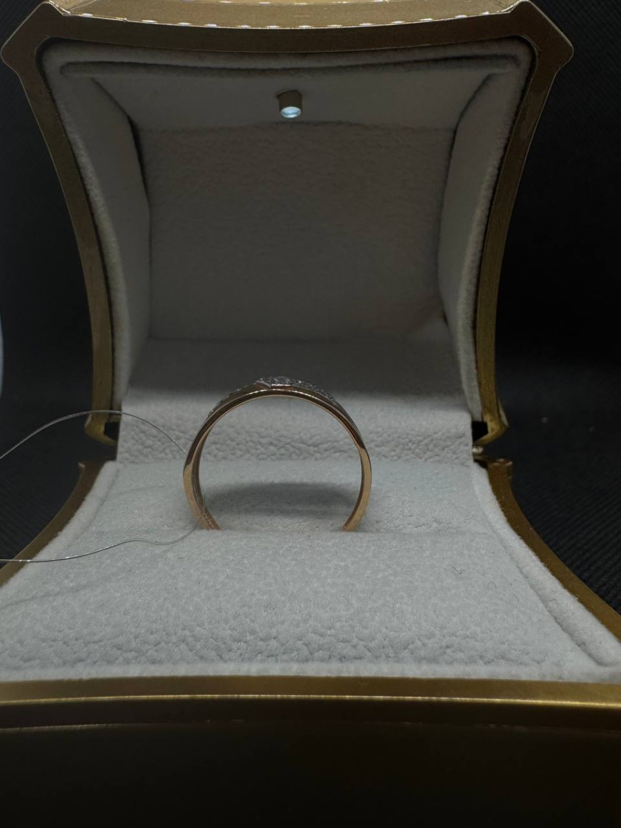 КОЛЬЦО С КАМНЯМИ (Au 585)