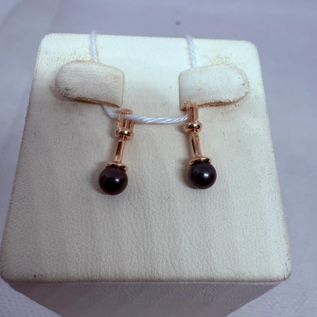 СПУС585 СЕРЬГИ ПУСЕТЫ (Au 585)