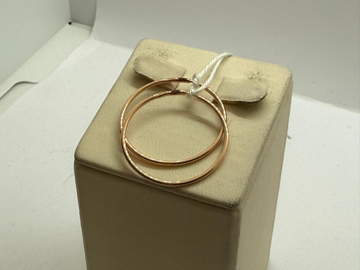 СКОН585 СЕРЬГИ КОНГО (Au 585)