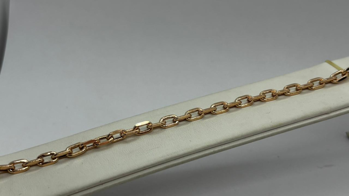 620712023 БРАСЛЕТ ПУСТОТЕЛЫЙ Якорное (Au 585)