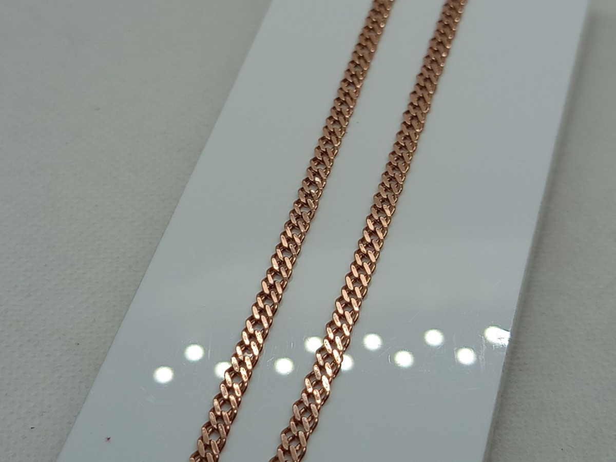 ЦПР2585 ЦЕПЬ ПУСТОТЕЛАЯ Ромб двойной (Au 585)