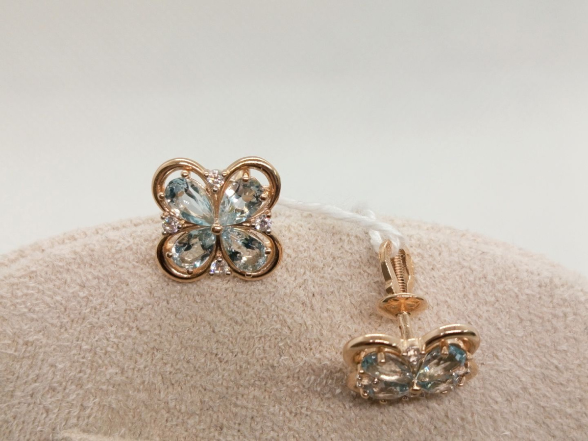 СЕРЬГИ ПУСЕТЫ (Au 585)