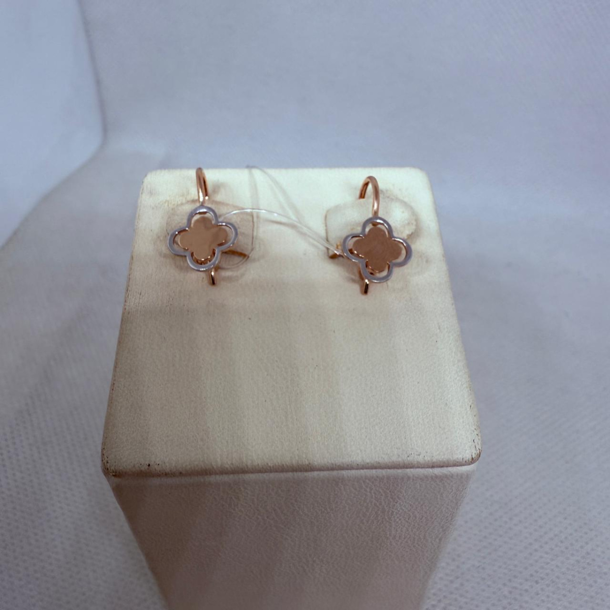 СЕРЬГИ ПЕТЕЛЬКА без камня (Au 585)