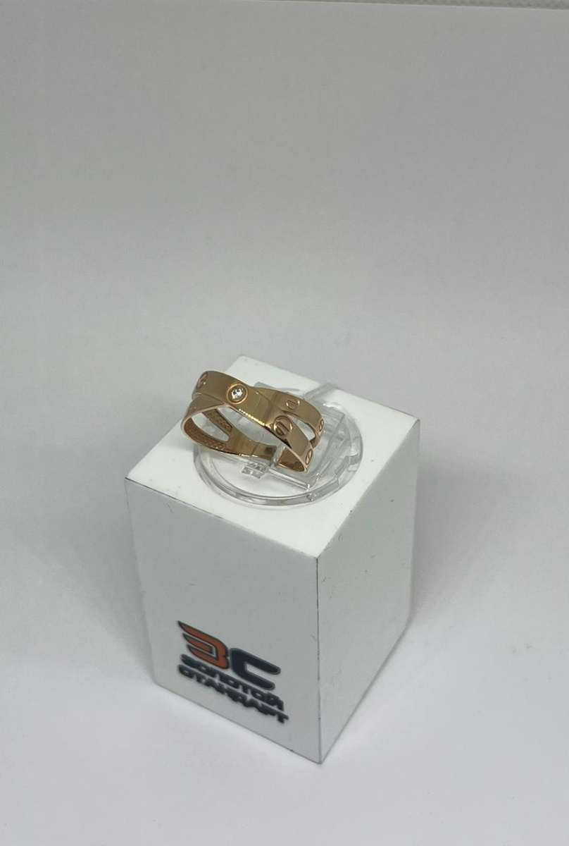 КОЛКМ585 КОЛЬЦО С КАМНЕМ (Au 585)