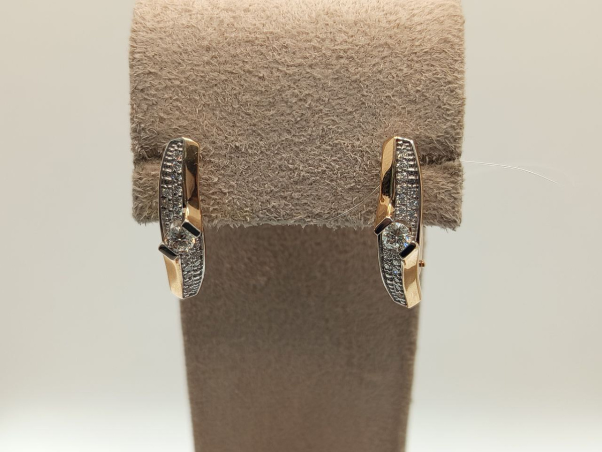 СЕРЬГИ БРИЛЛИАНТ (Au 585)