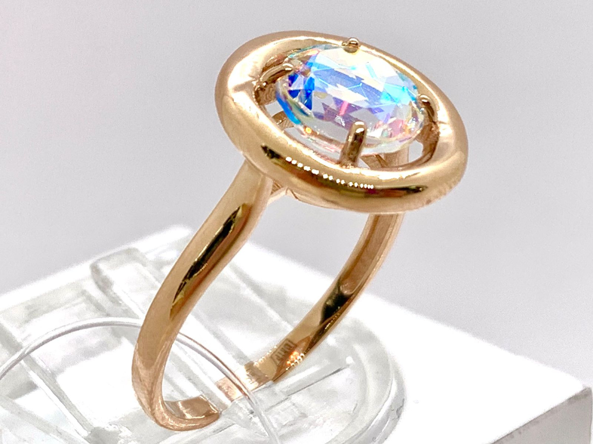 11804752 КОЛЬЦО С КАМНЕМ (Au 585)