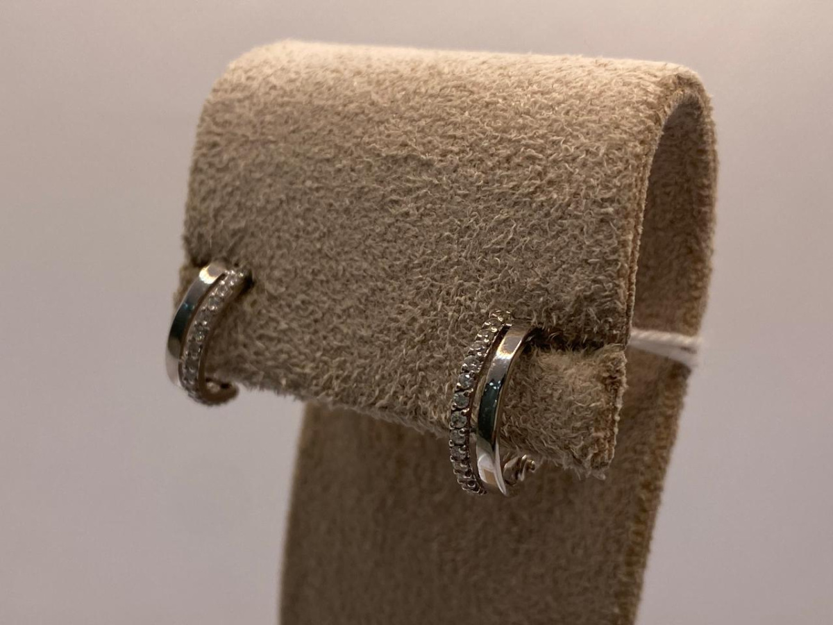 СКМИ585 СЕРЬГИ С КАМНЯМИ (Au 585)