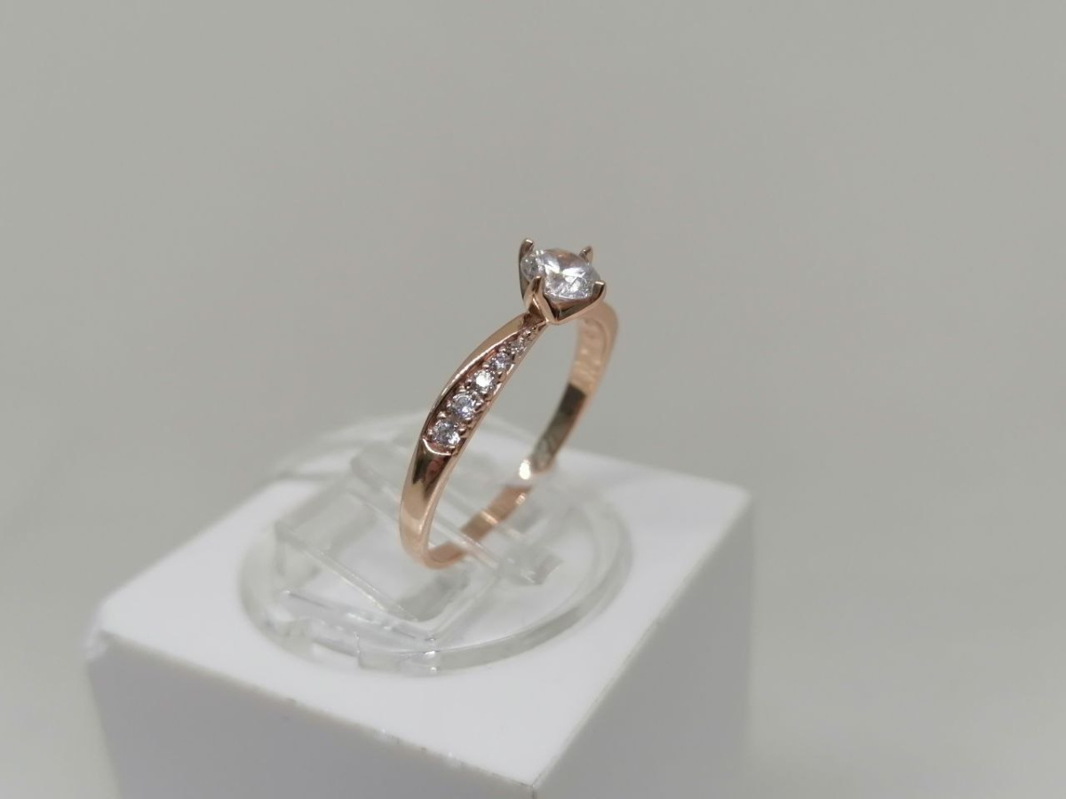 КОЛКМИ585 КОЛЬЦО С КАМНЯМИ (Au 585)