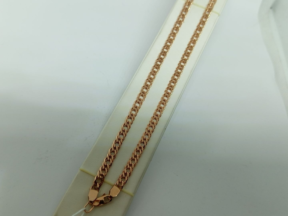 ЦЛР2585 ЦЕПЬ ПОЛНОВЕСНАЯ Ромб двойной (Au 585)