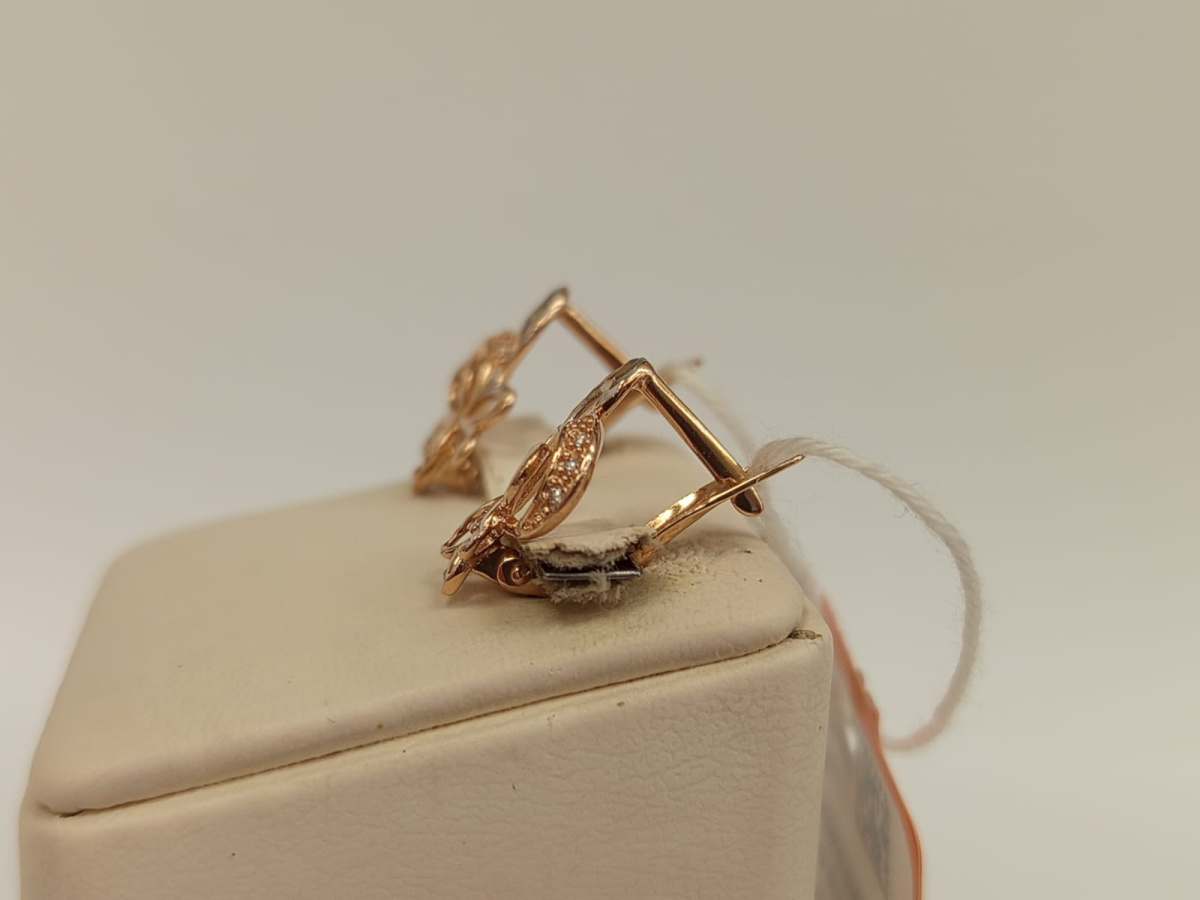 СЕРЬГИ С КАМНЯМИ (Au 585)